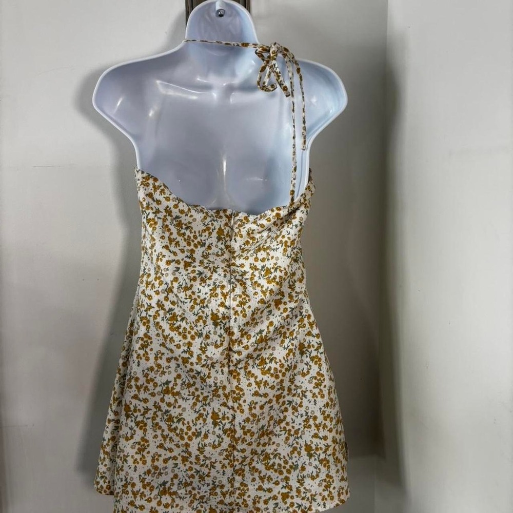 L.A. Hearts Pacsun Yellow floral mini dress with adjustable straps  Size S - Picture 3 of 4